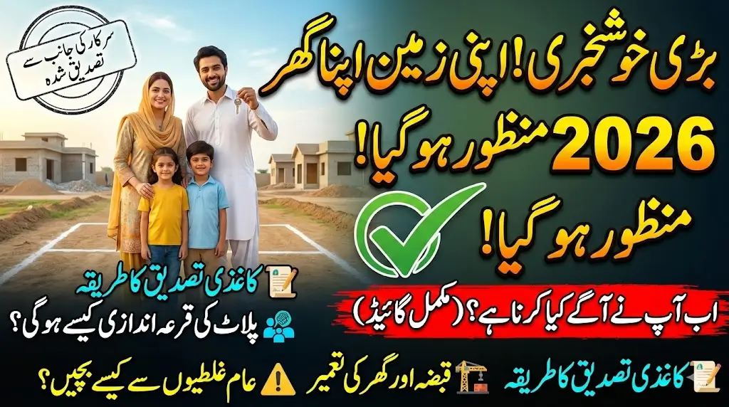 Apni Zameen Apna Ghar 2026 Approved! Here Your Complete Next-Steps Guide